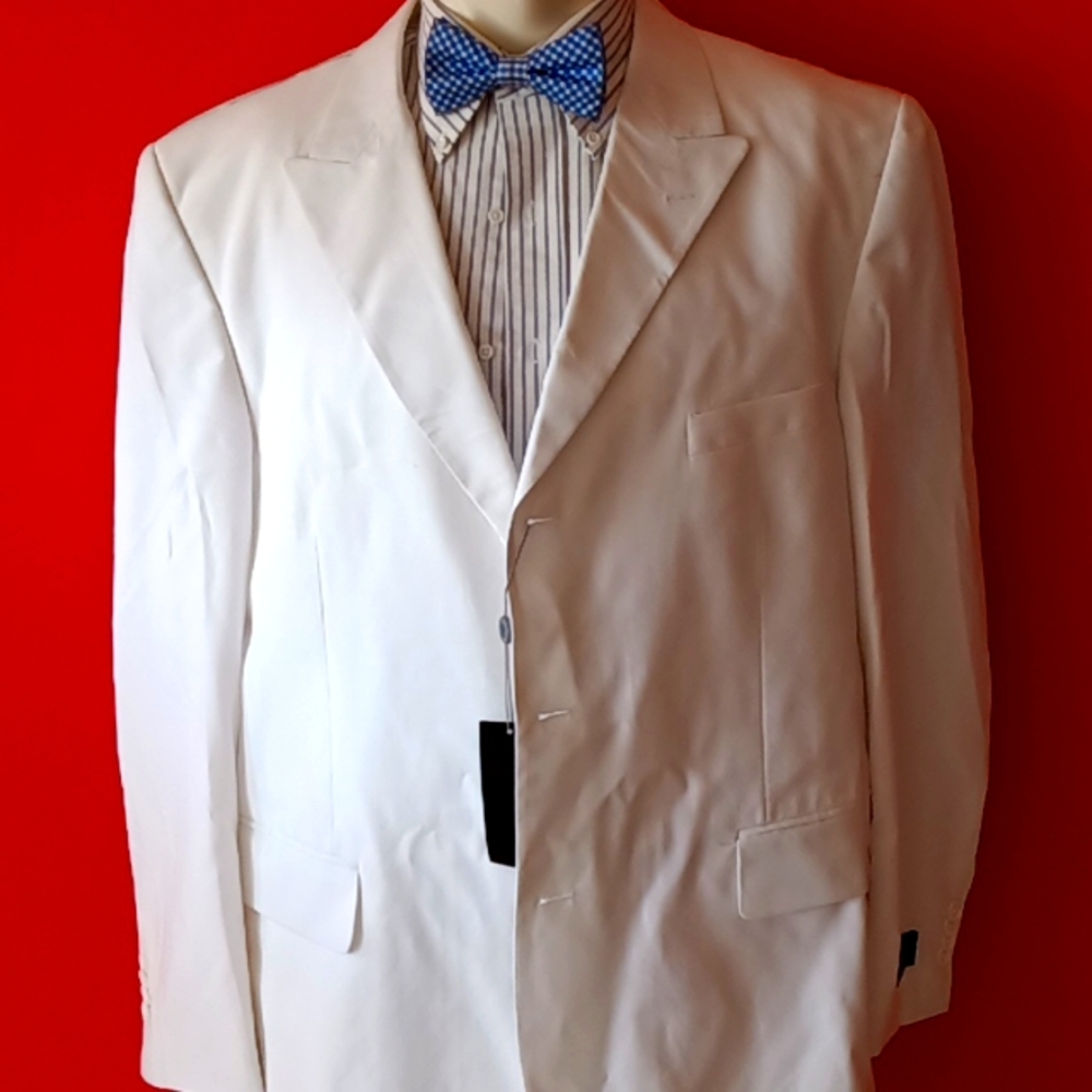 Riccardo Fazzi linen,3 button suit sz 44reg pants4 - Picture 1 of 12